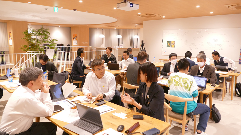 Kii Space HUB　Action Workshopでのディスカッションの様子